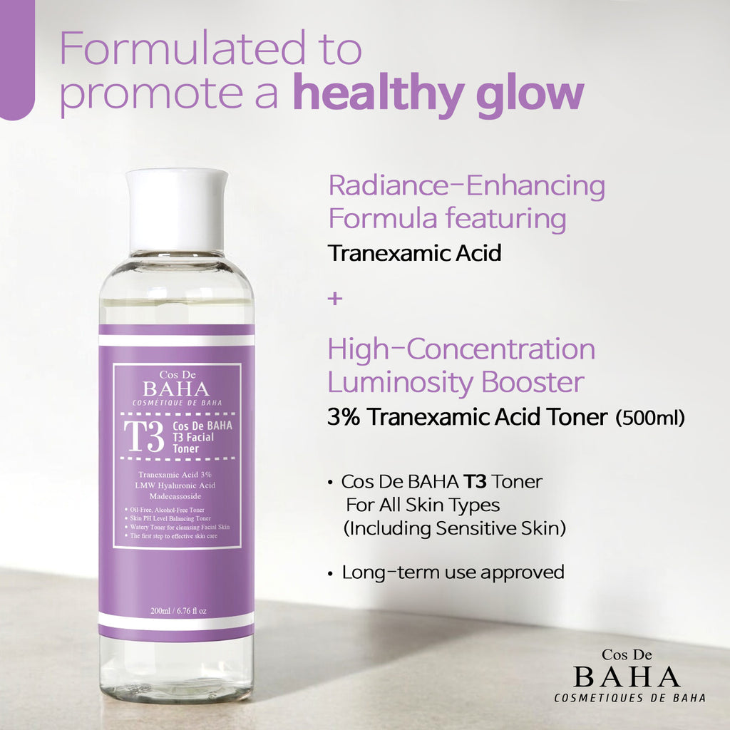 Tranexamic Acid T3 Facial Toner  200ml / 6.76 Fl Oz