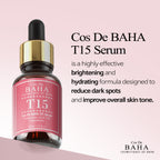 [T15] Tranexamic Acid 15% Glutathione Hyaluronic Acid Serum - Reduces hyperpigmentation, Reduces hyperpigmentation, Antioxidant effects, Enhances skin elasticity