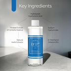 [LT500] Low Molecualr Weight (LMW) Hyaluronic Acid Facial Toner - Hydrating Facial Toner for Dehydrated Skin, Alcohol-Free Moisturizing Formula