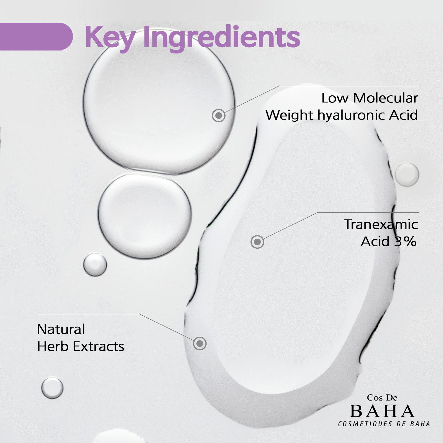 [T3] Tranexamic Acid 3% LMW Hyaluronic Acid Facial Toner - Reduces hyperpigmentation, Improves skin tone, Soothes and moisturizes, Provides deep hydration