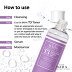 [T3] Tranexamic Acid 3% LMW Hyaluronic Acid Facial Toner - Reduces hyperpigmentation, Improves skin tone, Soothes and moisturizes, Provides deep hydration