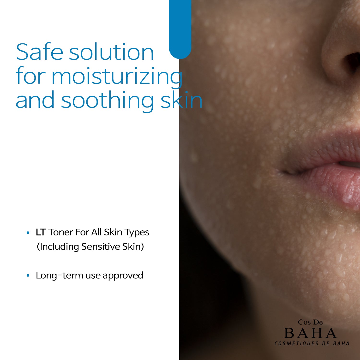 [LT500] Low Molecualr Weight (LMW) Hyaluronic Acid Facial Toner - Hydrating Facial Toner for Dehydrated Skin, Alcohol-Free Moisturizing Formula