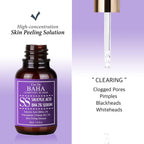 [SS] BHA 2% Pore Care Serum 30ml - Salicylic Acid Facial Serum - Gentle Exfoliating Formula, Hydrating Skin Texture Improvement, Blackhead Care