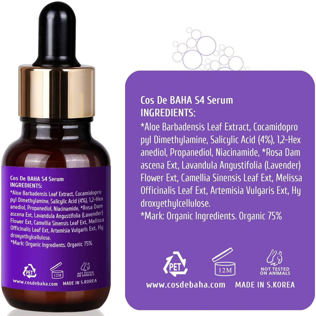Salicylic Acid 4% Exfoliating Facial Serum with Niacinamide 30ml / 1.0 Fl Oz