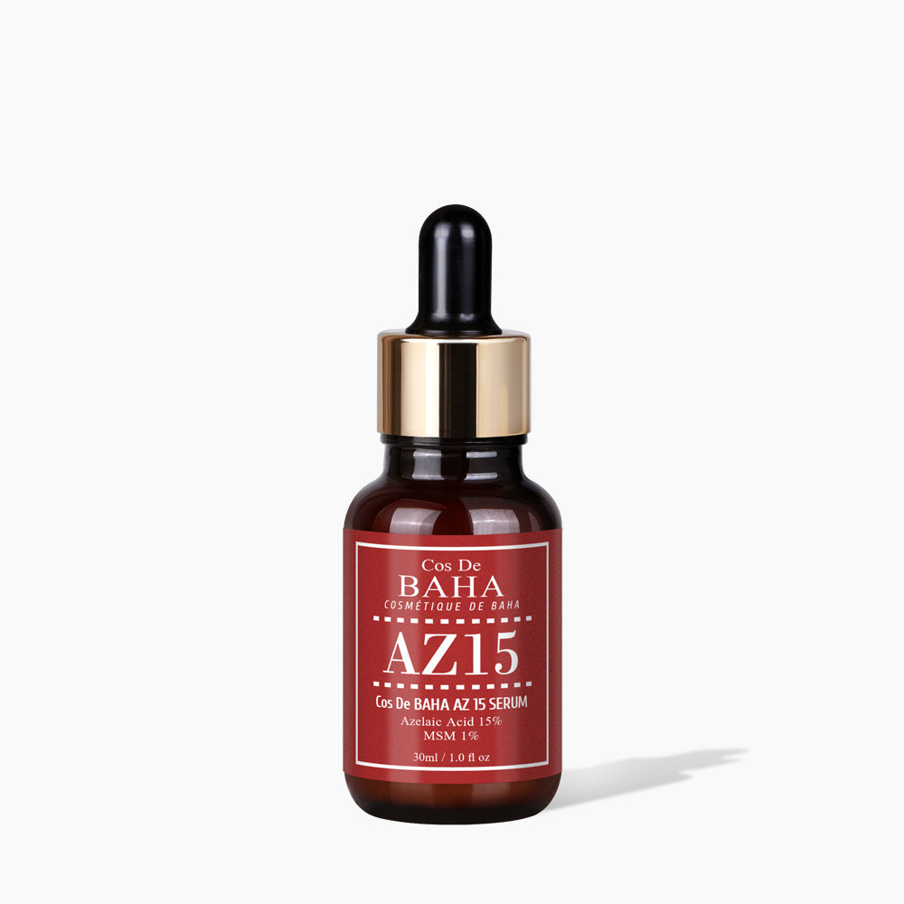 [AZ15] Azelaic Acid 15% MSM 1% Ceramide CICA B5 Serum - Acne Improvement, Hyperpigmentation, skin tone enhancement, Anti-inflammatory