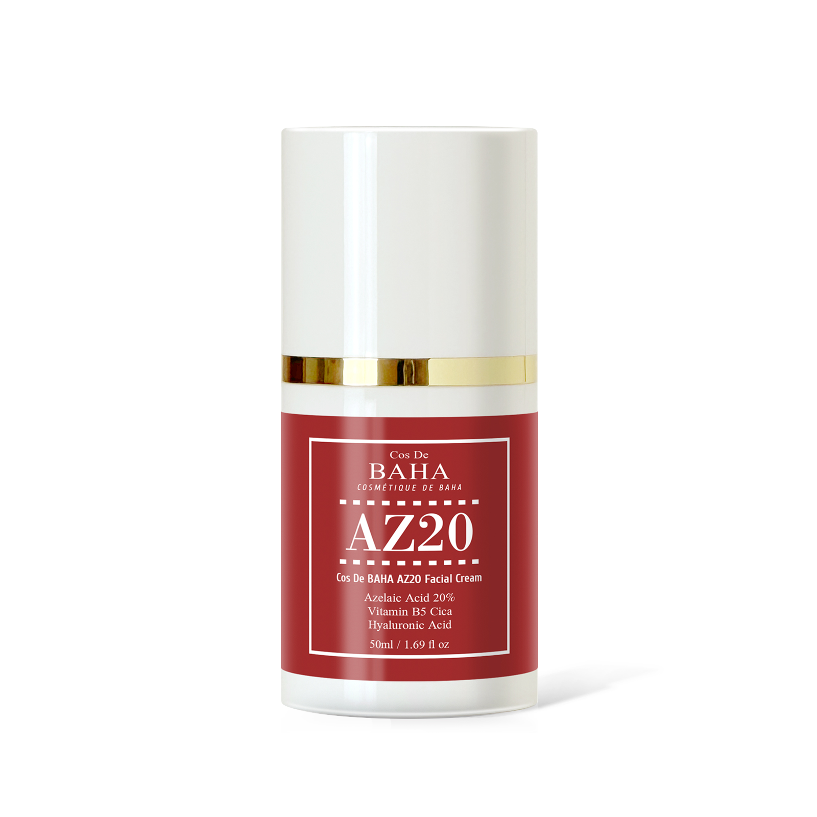 Azelaic Acid 20% Facial Cream 50ml, 1.69 fl oz.