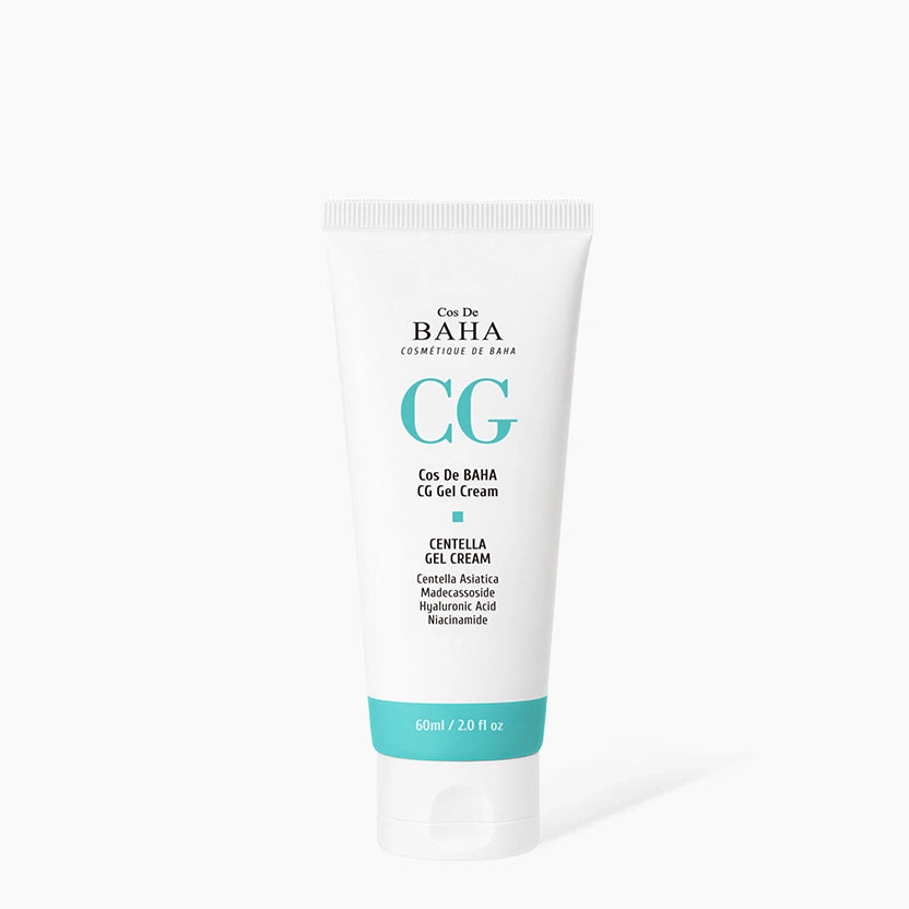 [CG60] Centella Asiatica(CICA) Madecassoside B3 Gel Cream - Soothing, Skin regeneration, Reducing puffiness, Reducing puffiness, Sebum control