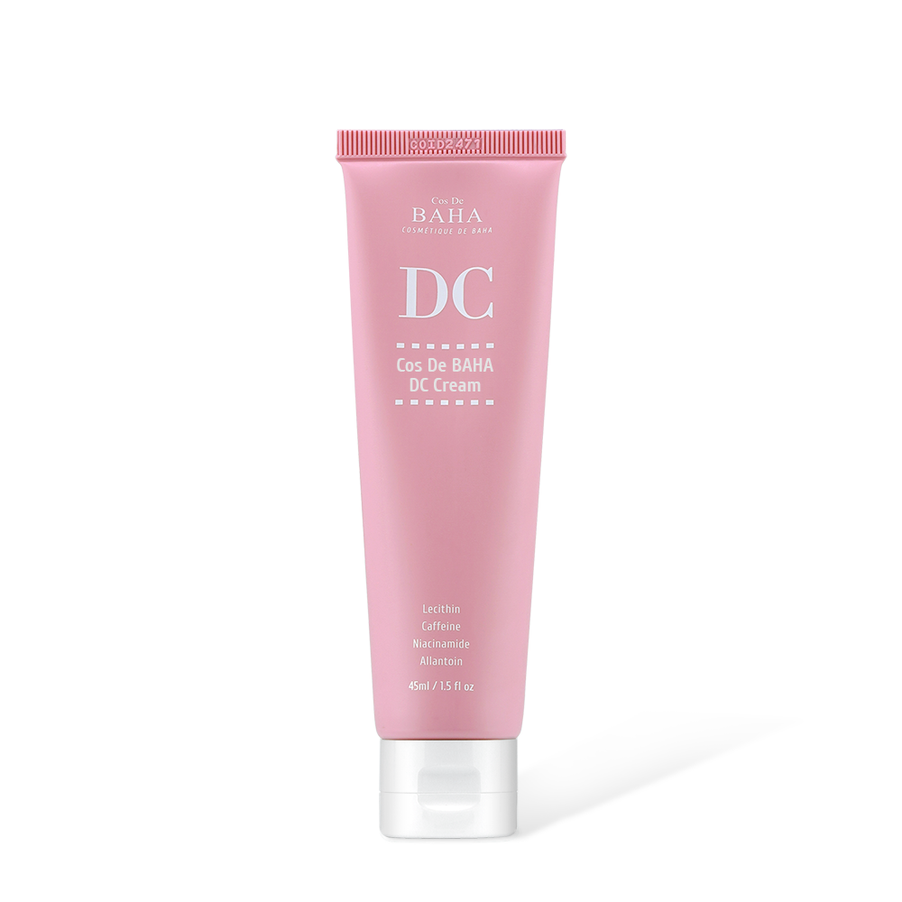 Cos De BAHA Drying Cream for Face Sebum Control Oily Skin Moisturizer with Hydrogenated Lecithin + Niacinamide 5% - Silicon Free, Alcohol Free, Facial Skin Conditioning 45ml, 1.5 fl oz.