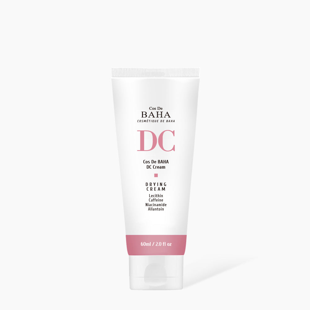 [DC] Cos De BAHA Drying Cream for Face Sebum Control Oily Skin Moisturizer with Hydrogenated Lecithin + Niacinamide 5% - Silicon Free, Alcohol Free, Facial Skin Conditioning
