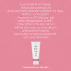 [DC] Cos De BAHA Drying Cream for Face Sebum Control Oily Skin Moisturizer with Hydrogenated Lecithin + Niacinamide 5% - Silicon Free, Alcohol Free, Facial Skin Conditioning
