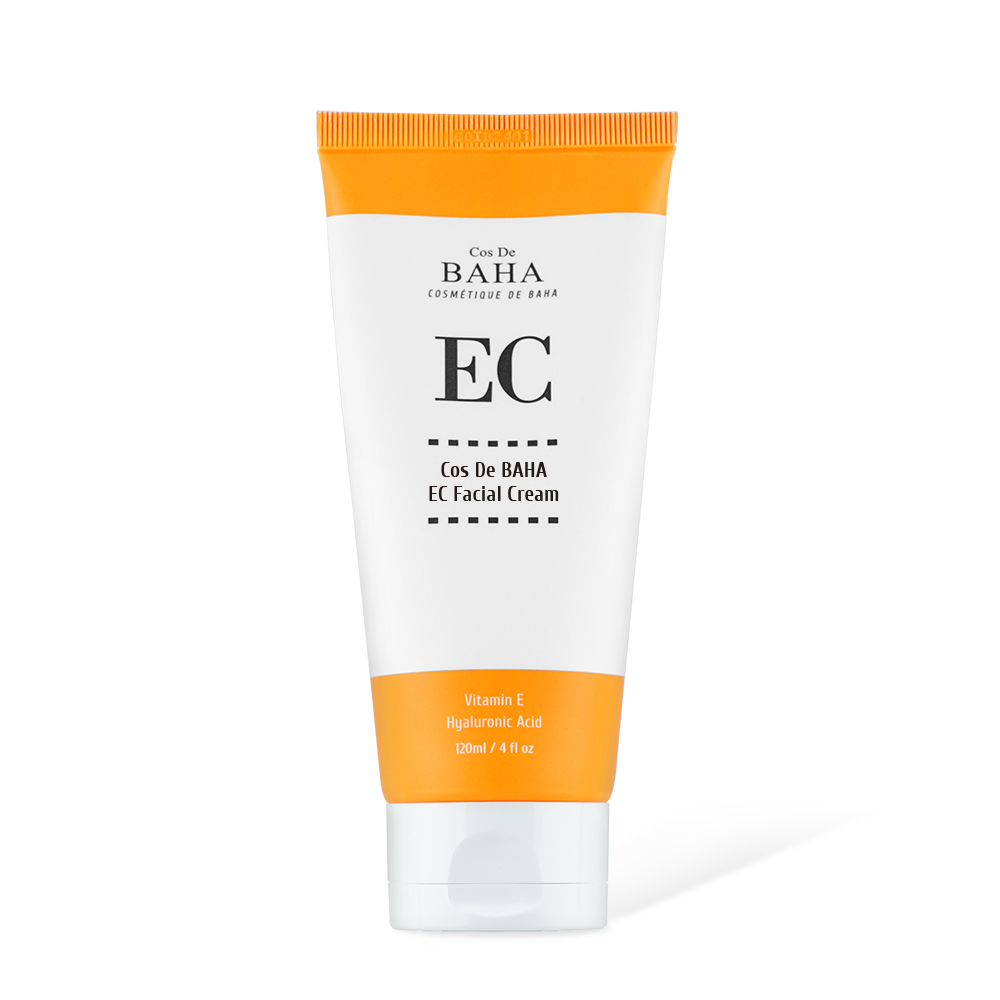 Vitamin E 5% Cream - Soothing Face Moisturizer for Dry Sensitive Skin - Hydrating Facial Cream with Niacinamide and Hyaluronic Acid 120ml, 4.0 fl oz.