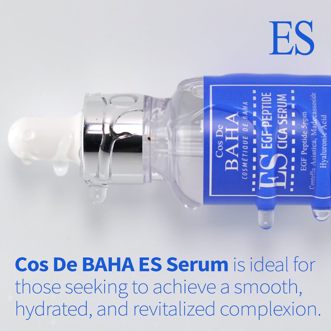 [ES] EGF Peptide-Enriched Facial Serum with Cica (Centella Asiatica) - Hydrating & Soothing Formula for Revitalized Skin Appearance