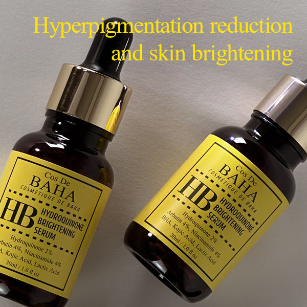 [HB] Hydroquinone 2% Arbutin 4% Niacinamide Kojic Acid Serum - Hyperpigmentation Reduction, Melanin Production Inhibition,Skin Tone Evening, Brightening