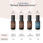 [L1] Bakuchiol 2% Retinol 0.15% Niacinamide Vitamin E Serum - Plant-Based Retinol Alternative - Facial Serum for Smooth Skin Texture - Suitable for All Skin Types