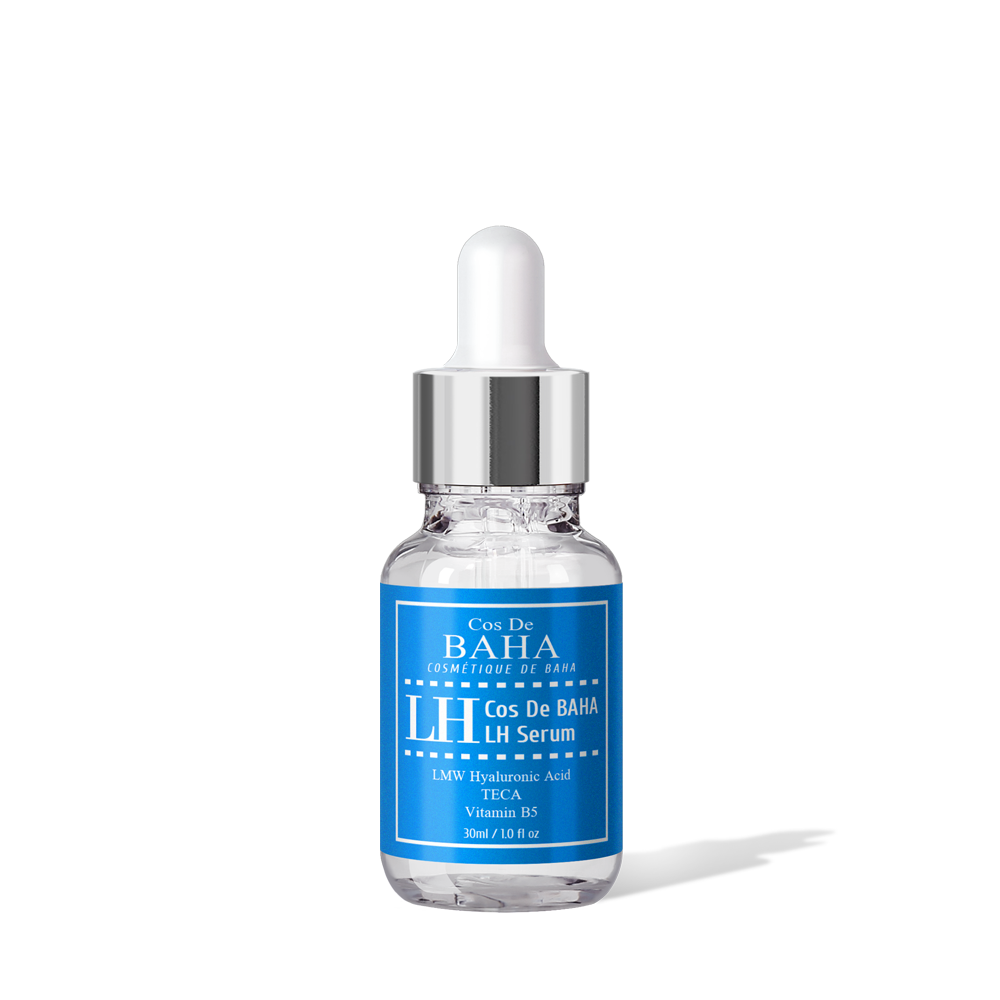 Low Molecular Hyaluronic Acid Serum, Hydrating & Volumizing Face Serum, Moisture Boost for All Skin Types, Fragrance-Free Formula 30ml / 1.0 Fl Oz