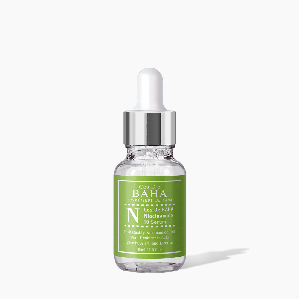 [N] Niacinamide 10% Zinc PCA 1% Licorice Extract Hyaluronic Acid Serum - Skin barrier strengthening, Skin tone improvement, Sebum control, Acne reduction, Soothing