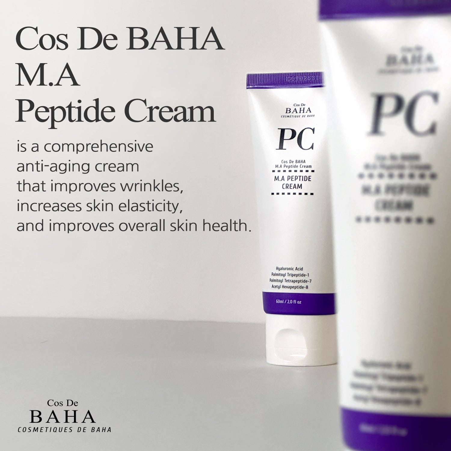 Peptide Cream 60ml / 2.0 fl oz.