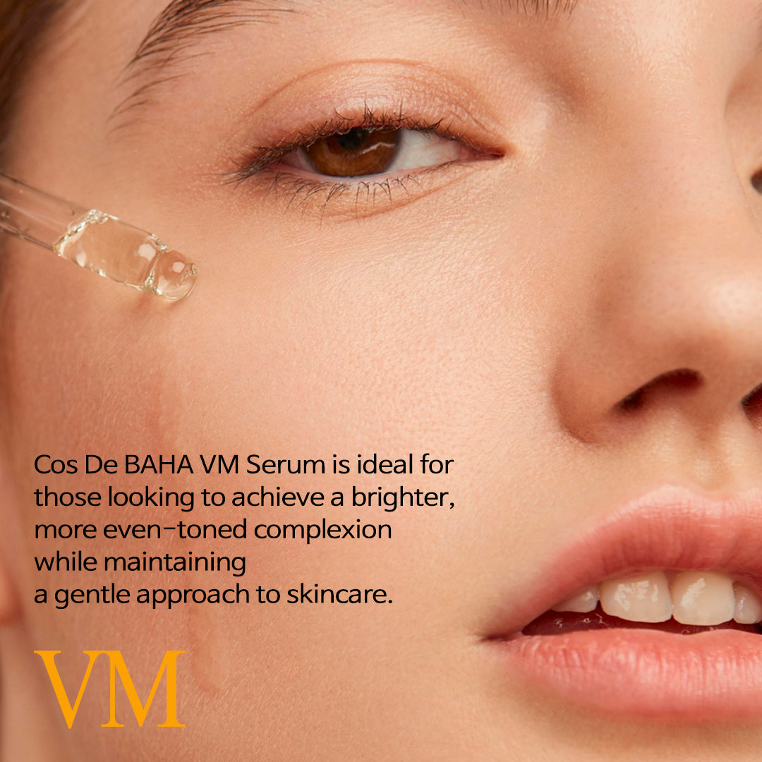 [VM] Vitamin C 5% MSM 1% Ferulic Acid Viamin E Hyaluronic Acid Serum - Improves skin tone and brightens, Powerful antioxidant, Skin Soothing, Moisturizes