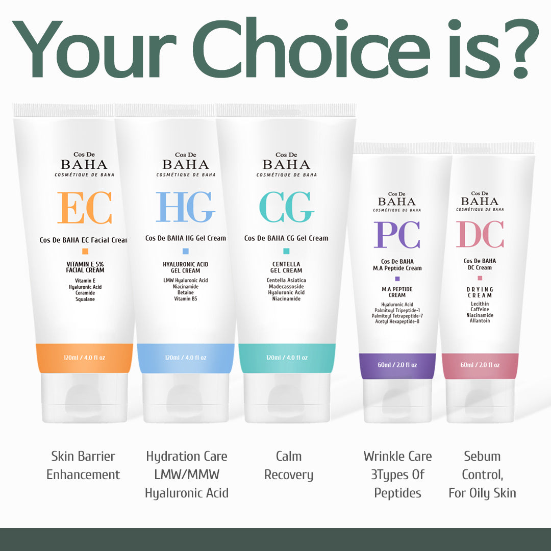 [EC120] Vitamin E 5% Hyaluronic Acid Niacinamide Facial Cream - Soothing Face Moisturizer for Dry Sensitive Skin - Hydrating Facial Cream with Niacinamide and Hyaluronic Acid